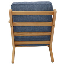 Coila Beech Wood & Fabric Leisure Armchair